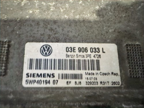 Seat Ibiza 2003 1.2 PETROL MK4 3DR ENGINE CONTROL UNIT ECU 03E906033P