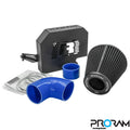 Performance Pleated Induction Kit for MK2 Focus ST with ECU Holder - Blue Hoses