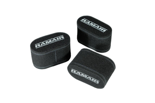 Carb Sock Foam Air Filters 3x 115mm - Tall