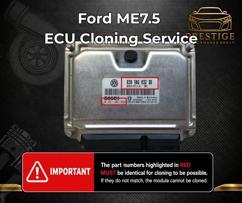Volkswagen Audi Group ME7.5 Cloning Service ECU Cloning & Programming
