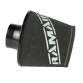 Ramair Large Foam Filter Aluminium Base 90mm (3.5inch) OD Black