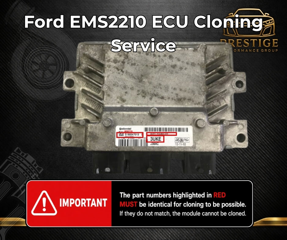Ford EMS2210 Cloning Service ECU Cloning & Programming
