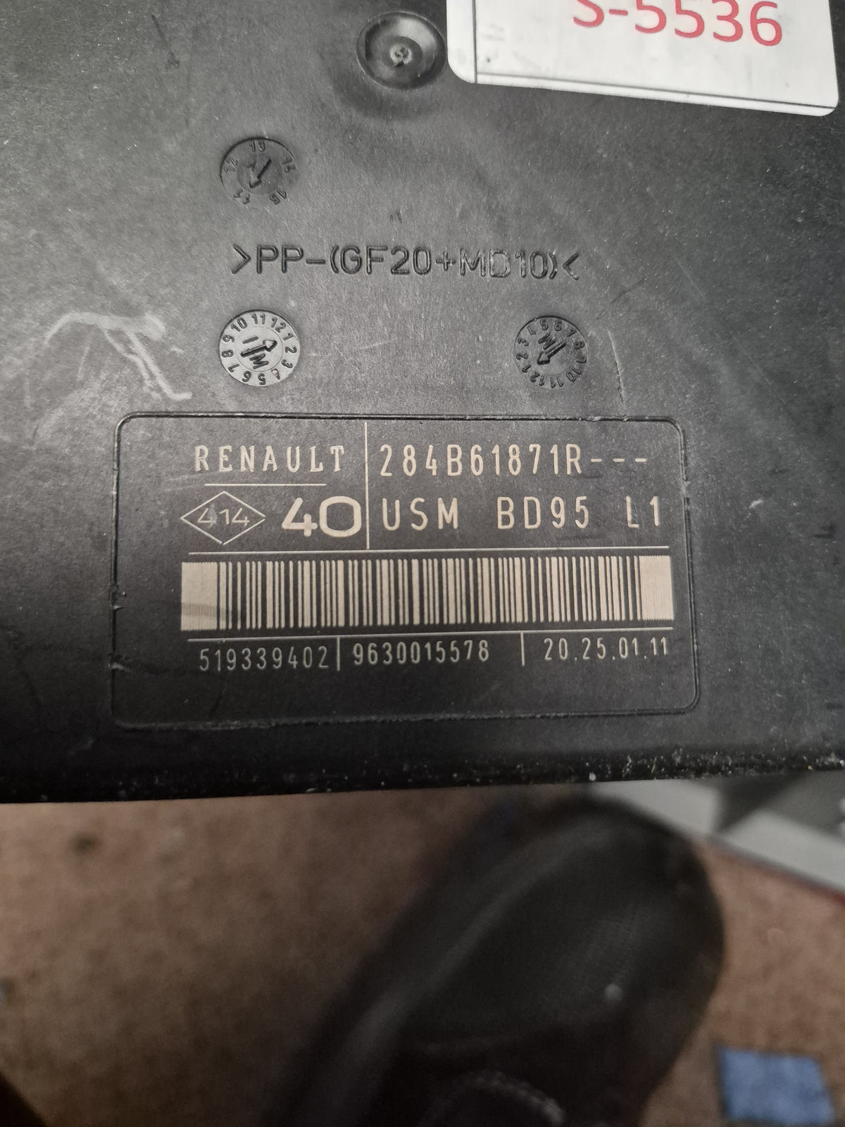Renault BCM BSI Module 284B61871R--- USM BD95 L1