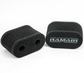 Carb Sock Foam Air Filters Caged 2x 84mm - Medium