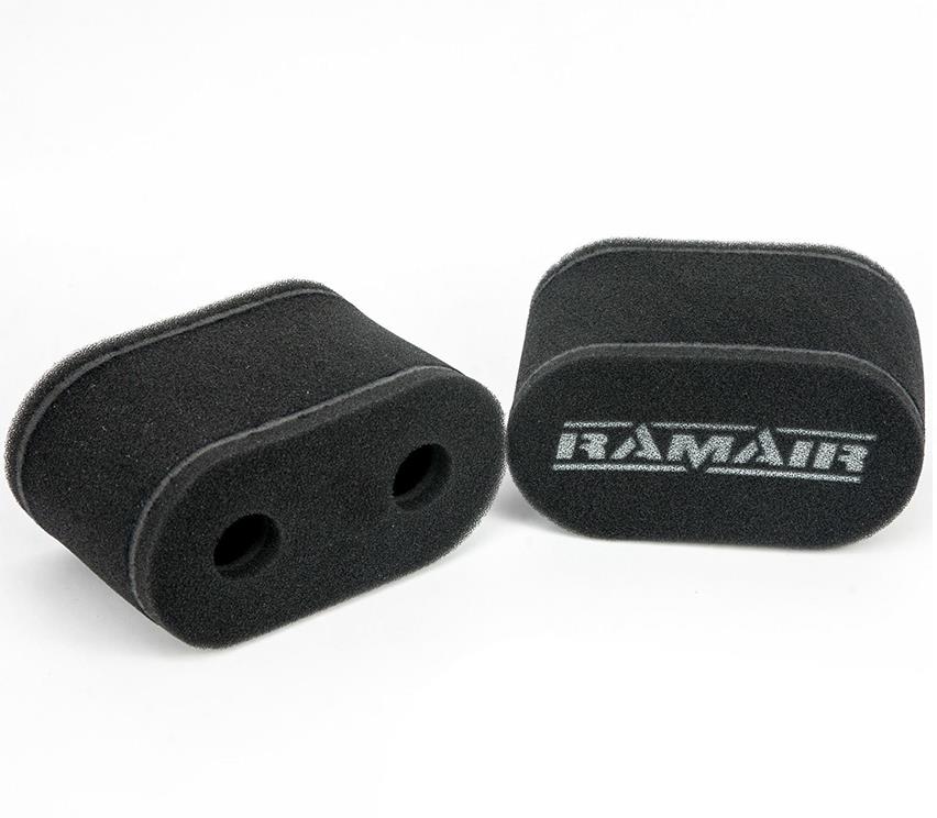 Carb Sock Foam Air Filters Caged 2x 84mm - Medium