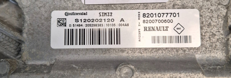 Renault Clio MK3 2005-2012 1.2 TCE Turbo Engine Control Unit ECU 8201077701
