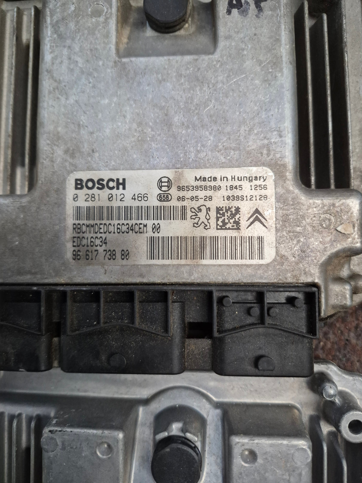 PEUGEOT 307 2006 1.6 S HDI MK1 5DR ENGINE CONTROL UNIT ECU 9661773380