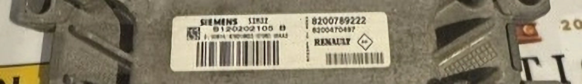 RENAULT MODUS / GRAND MODUS ECU 8200789222 2009 22108850 TESTED SIM32