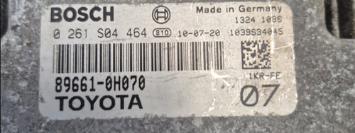 2008 Toyota Aygo Petrol Engine Control Unit/Module 896610H070