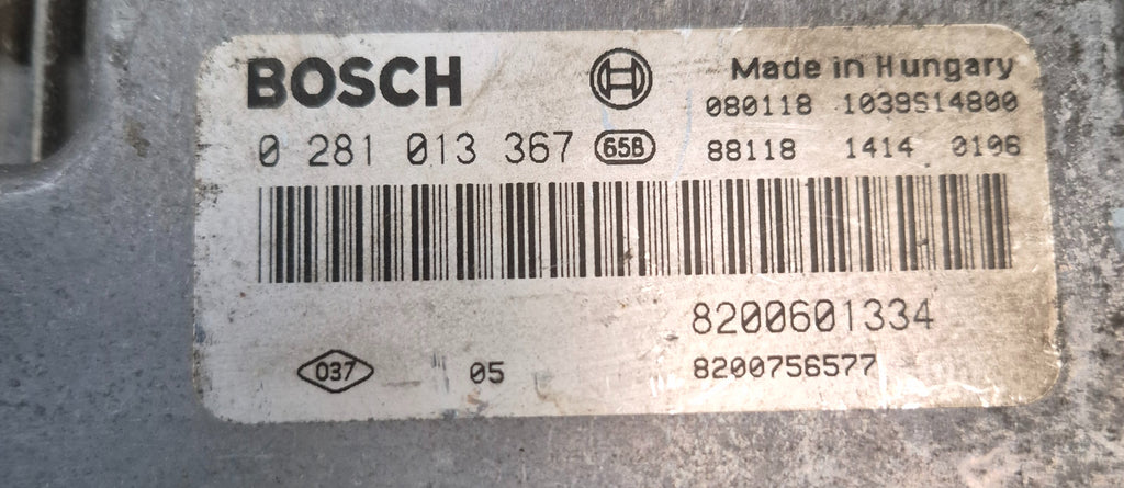 RENAULT MEGANE II 1.9 dCi ECU ENGINE CONTROL UNIT 8200601334