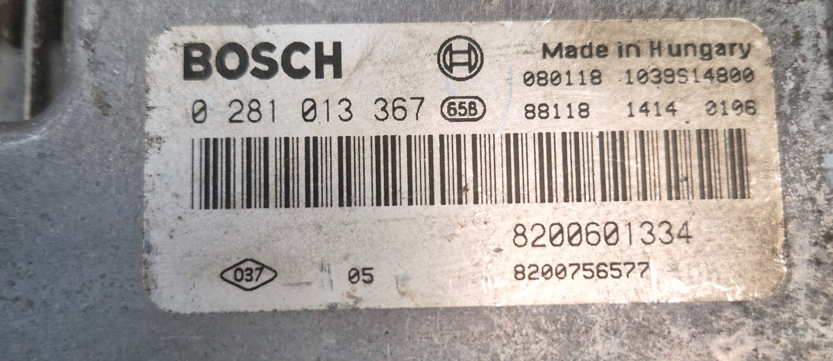 RENAULT MEGANE II 1.9 dCi ECU ENGINE CONTROL UNIT 8200601334