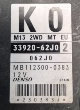 33920-62JO control unit for SUZUKI SWIFT III (SG) 1.3 -B4