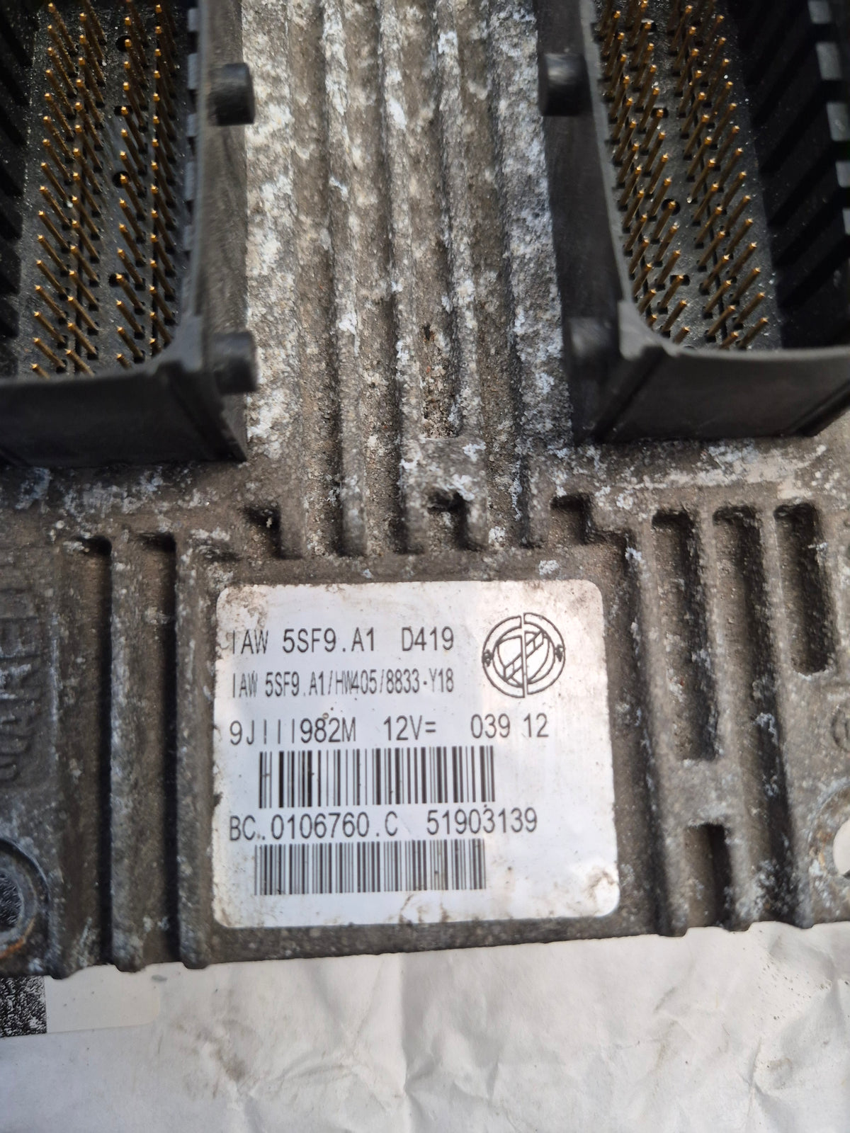 Fiat ECU - 51903139 / 0106760 | Used OEM