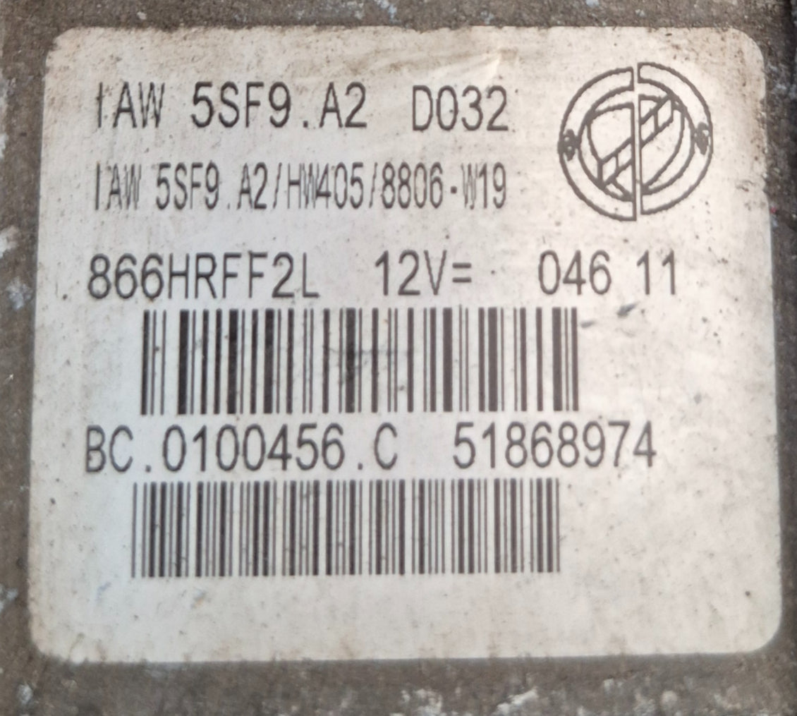 Fiat ECU - 51868974 | Used OEM