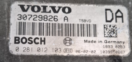 Volvo ECU Bosch - 0281 012 103 / 30729826 A| Used OEM
