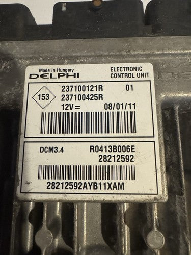 ST280 RENAULT Engine Control Unit ECU 237100121R 237100425R