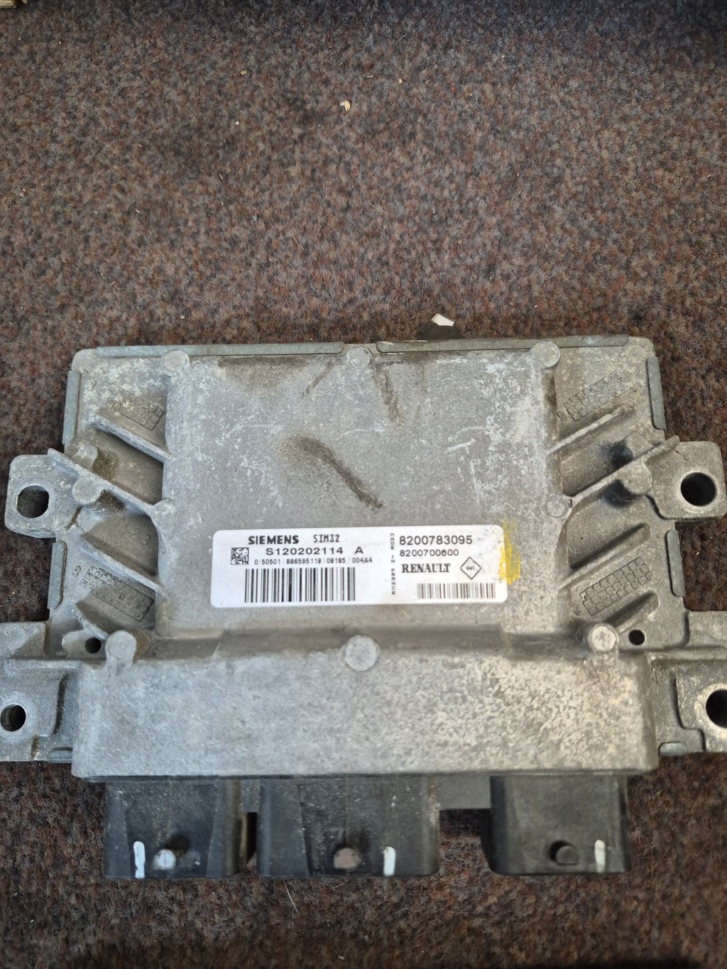 RENAULT MODUS 2007 1.2 TCE S 5DR MK1 ENGINE CONTROL UNIT ECU 8200783095