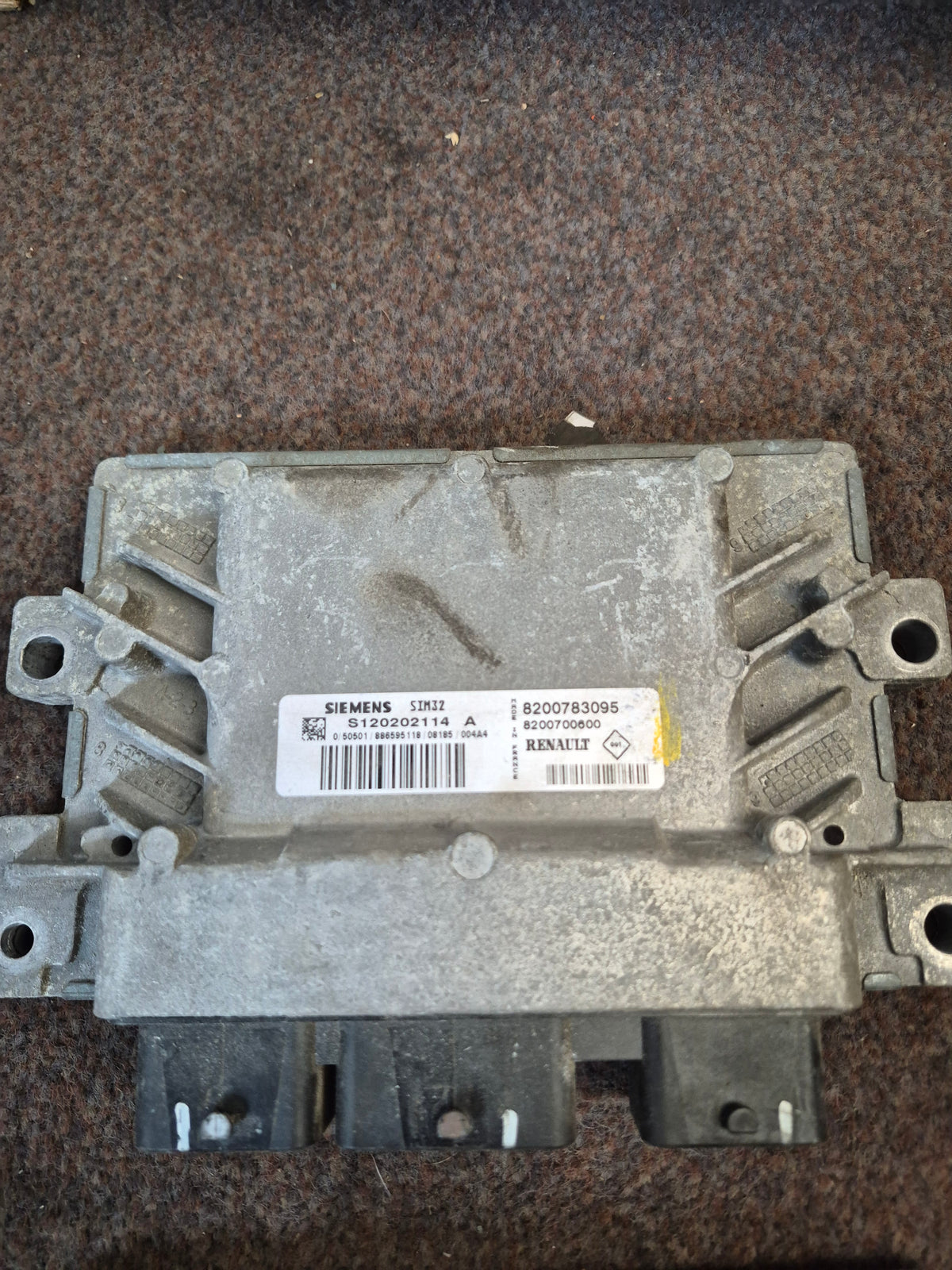RENAULT MODUS 2007 1.2 TCE S 5DR MK1 ENGINE CONTROL UNIT ECU 8200783095